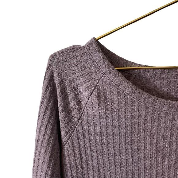 Chaser Henley Thermal Long Sleeve Button Sleeve Top Size MED - Picture 3 of 11
